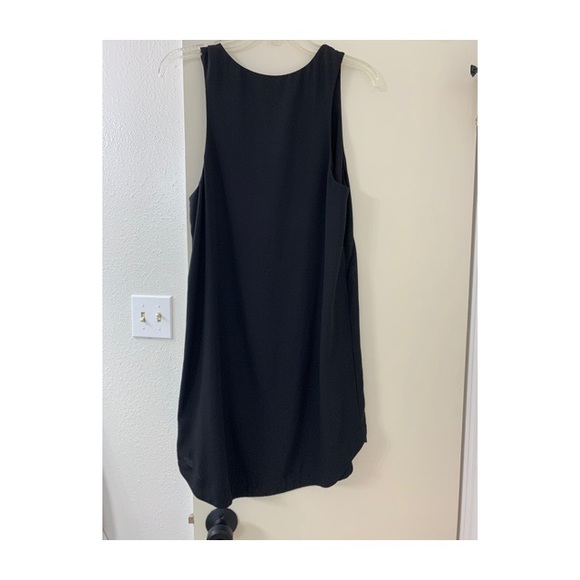 H&M Black Polyester Dress Size 8 - Picture 2 of 3